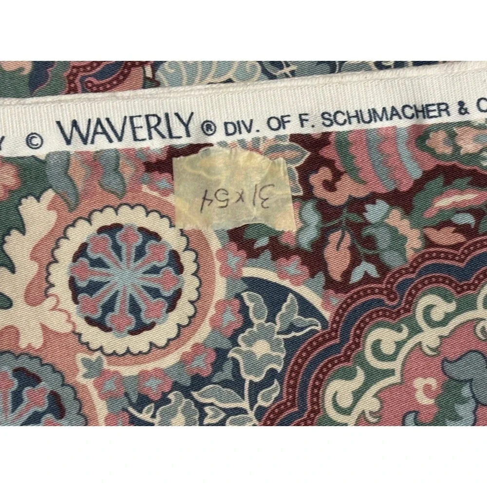 Floral My Favorite Things Waverly Fabric Vtg‎ Pink Southern Charm 96x54